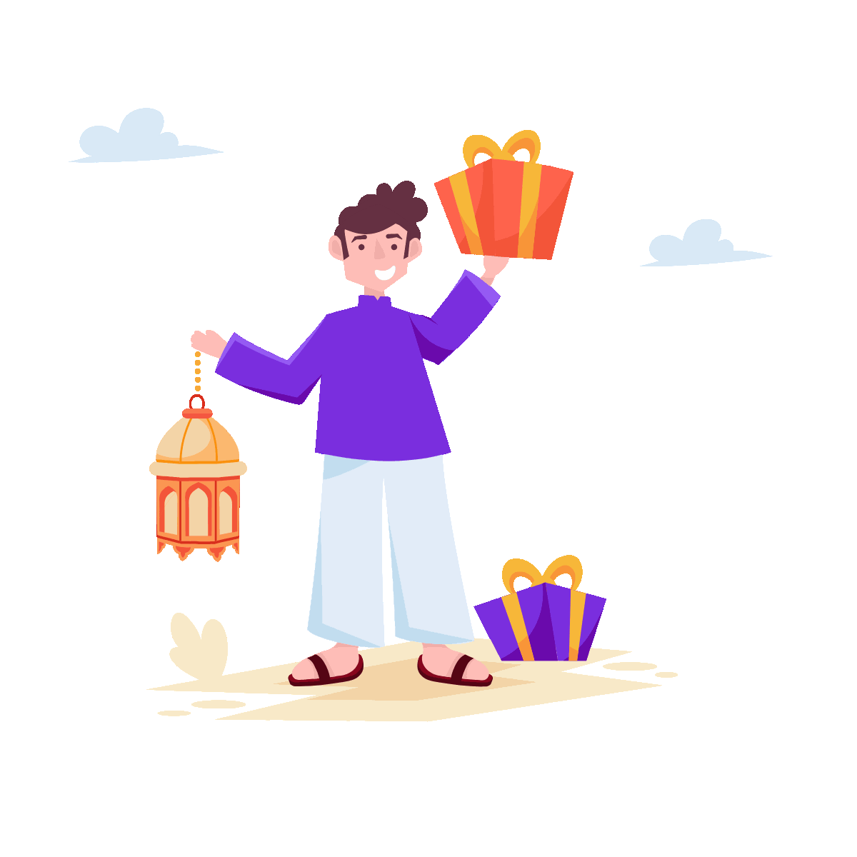 Animated Eid Gifts Icon