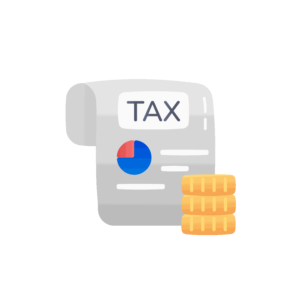 Animated Flat Investment Profit Icon Design
