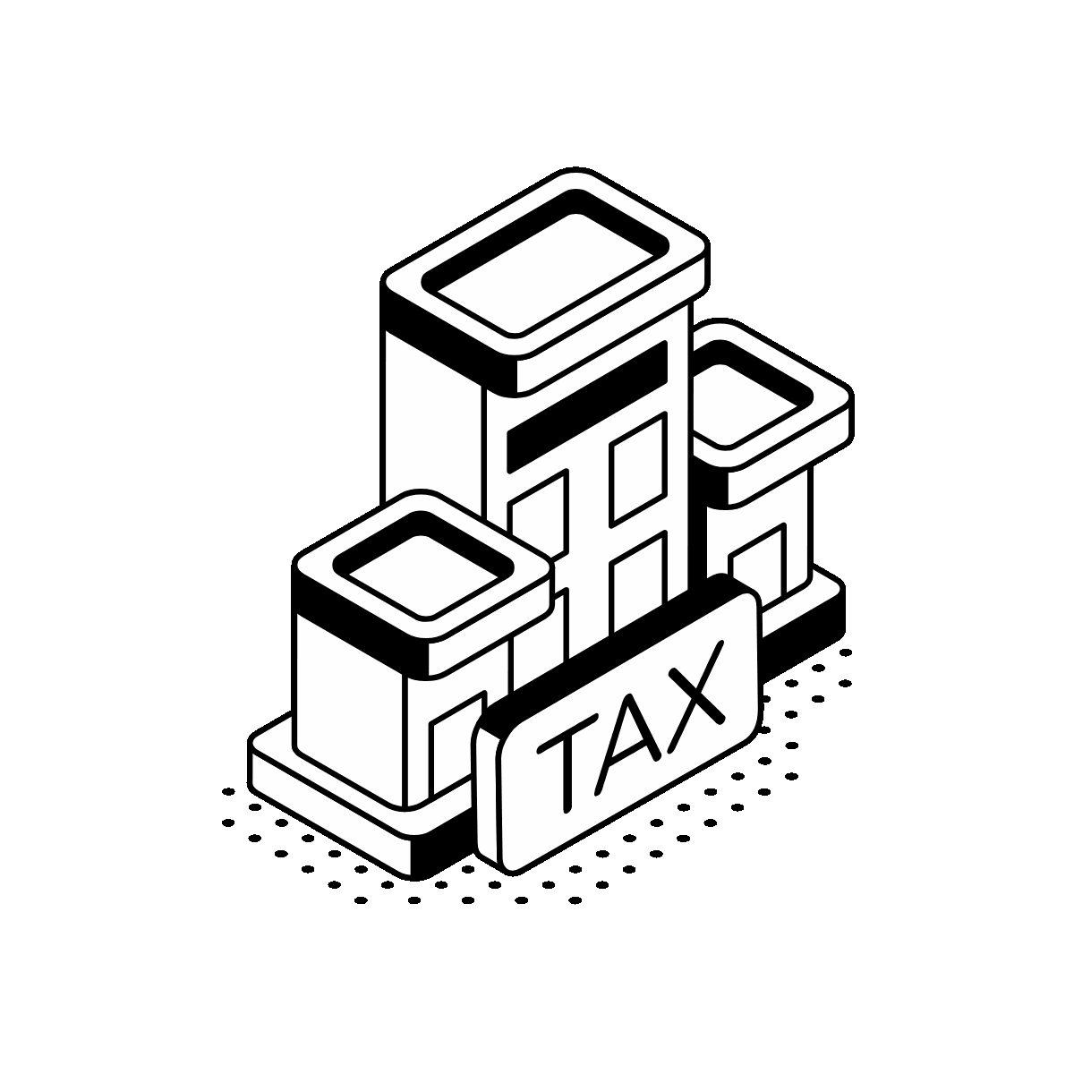 Animated Corporate Tax Illustration