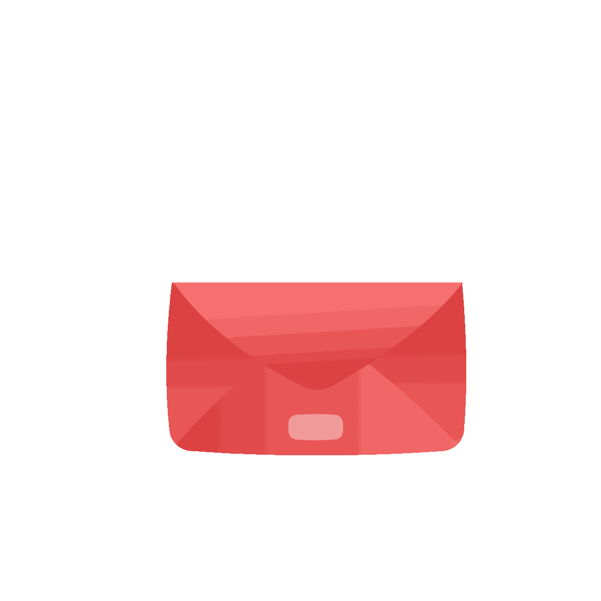 Flat Animated Romantic Love Note Icon