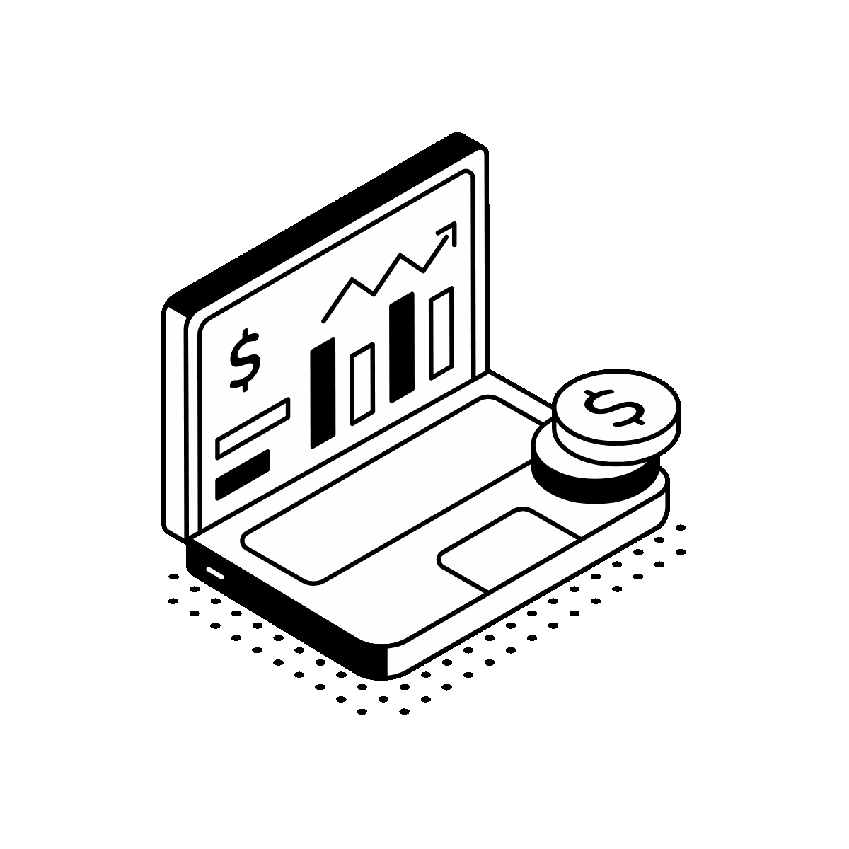 Animated Isometric Payment Withdrawal