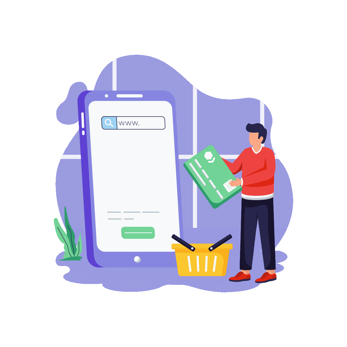 Redeem Points Gift Card Illustration
