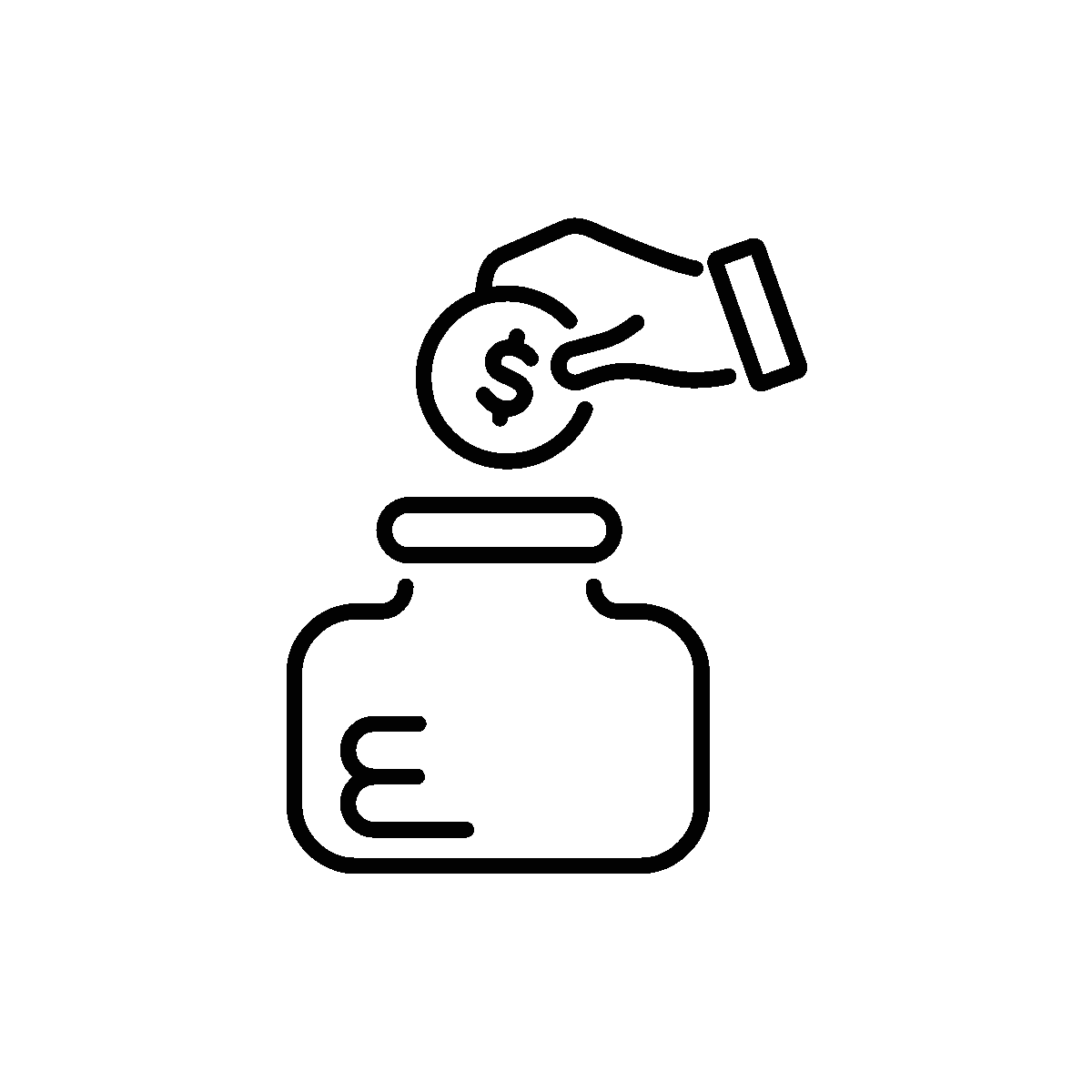 Latest Money Saving line animated icon