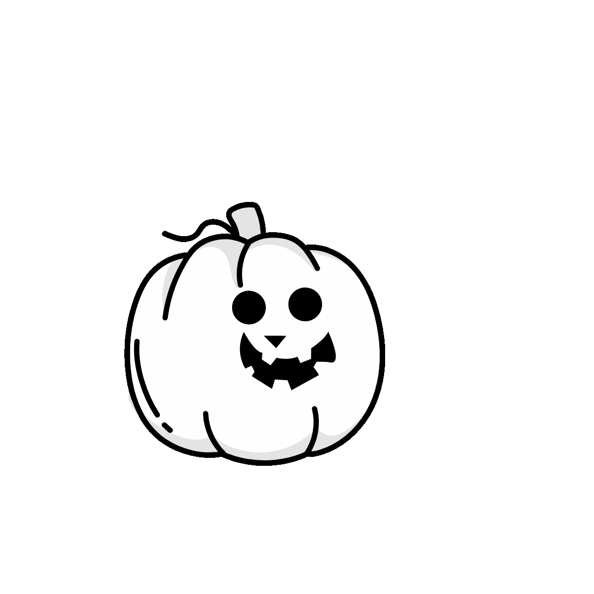 Cute Animated Happy Halloween Halloween Icon