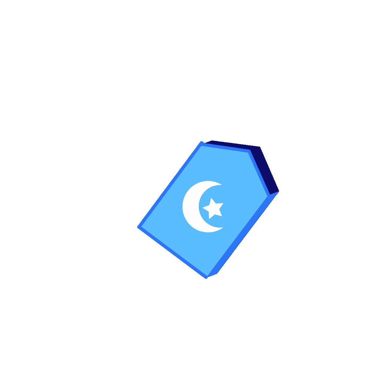 Eid Envelope Flat Animated Sticker Design