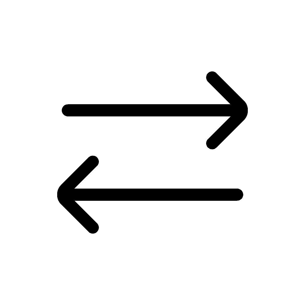 An outline hover animation of transfer