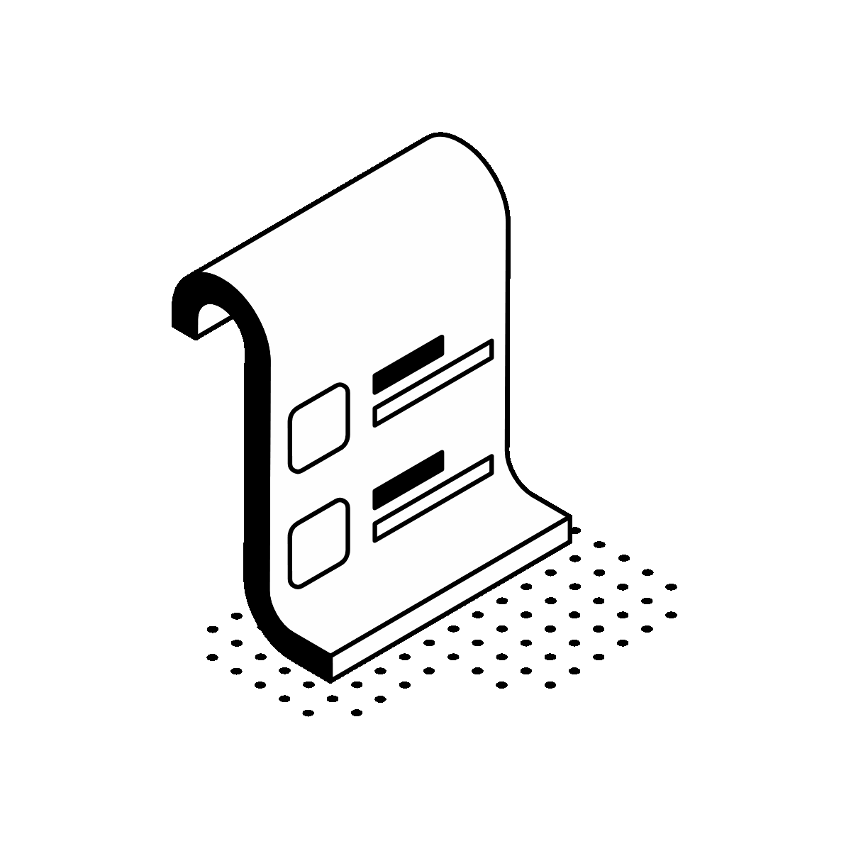 Animated Isometric Bill and Coin Payment