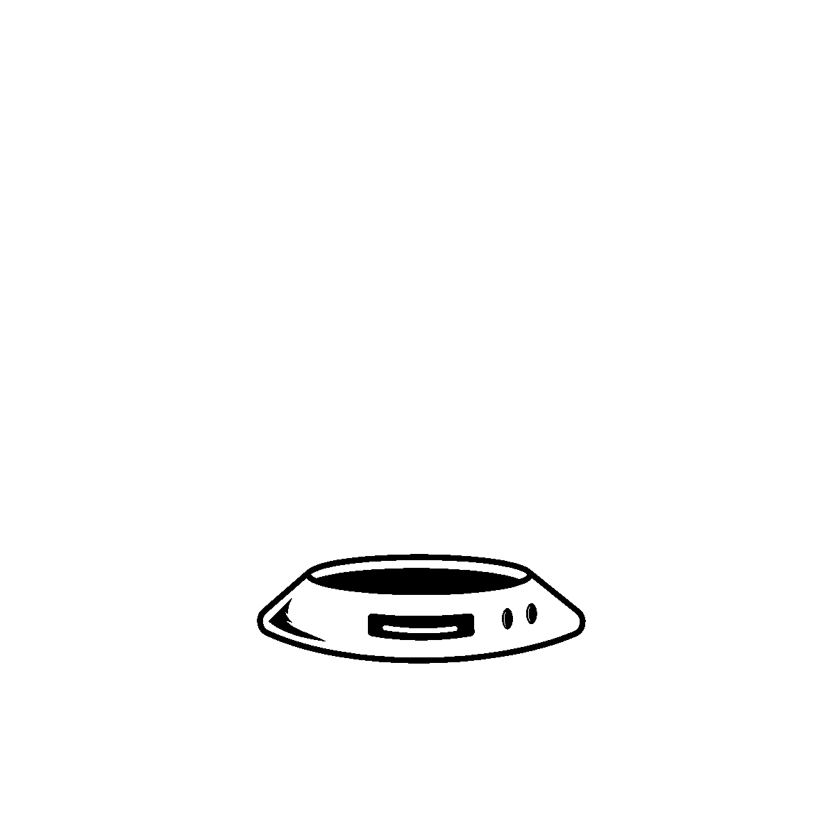 Animated Holographic Display Doodle Icon