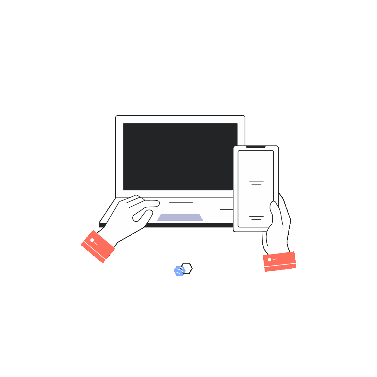 Animated Linear Business Finance Illustration