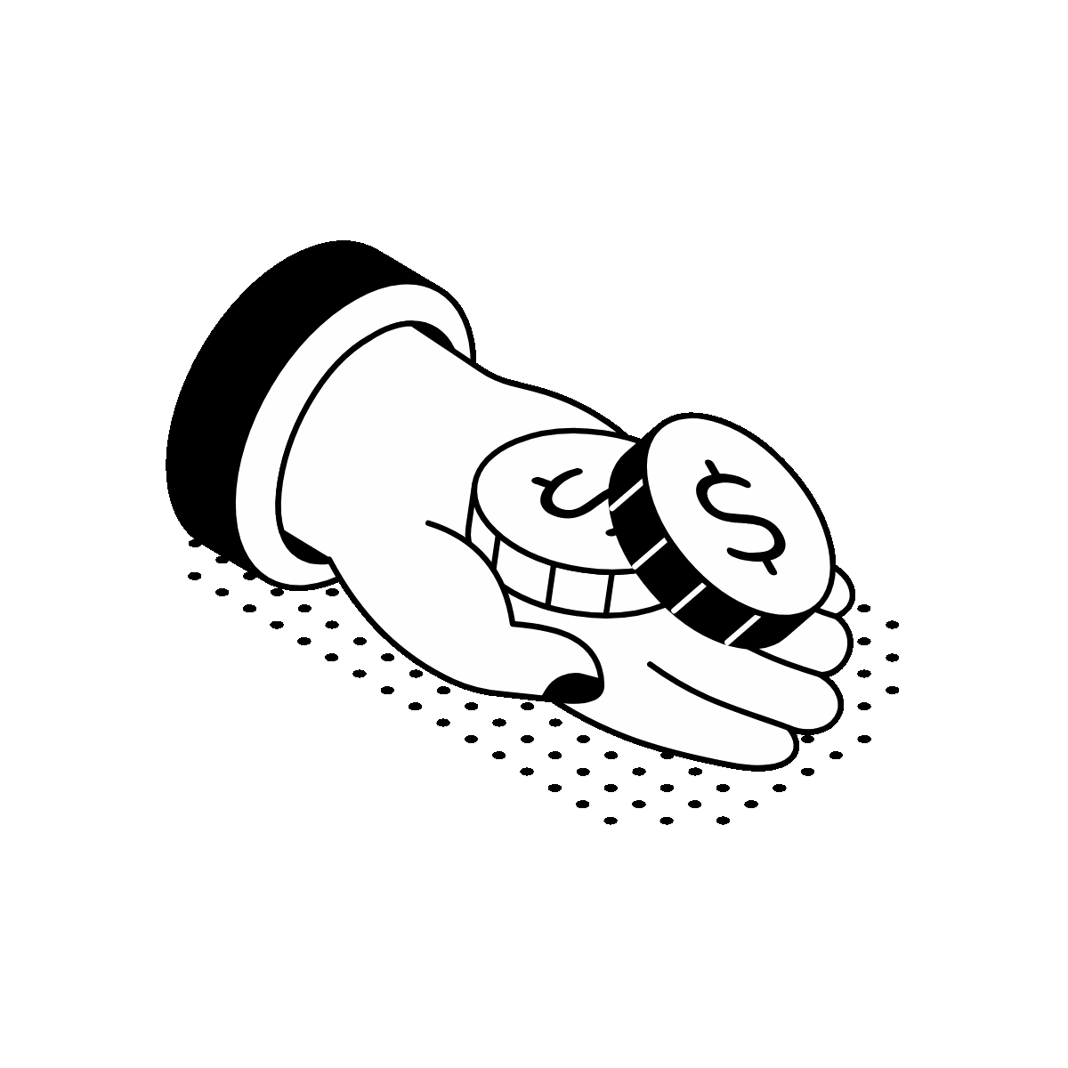 Animated Isometric Micro Payment Icon